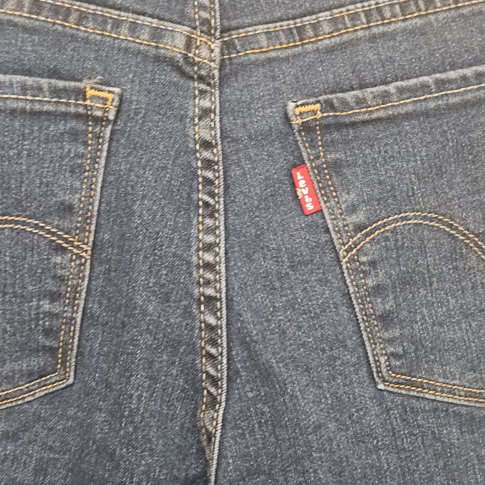 LEVIS 318 SHAPING WIDE LEG JEANS WOMEN'S SIZE 28 - Picture 6 of 6